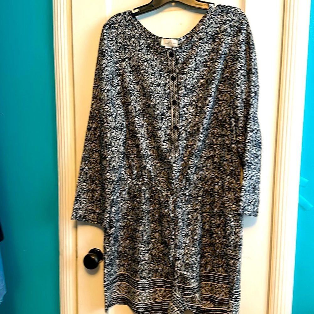 Loft Blue Paisley Romper